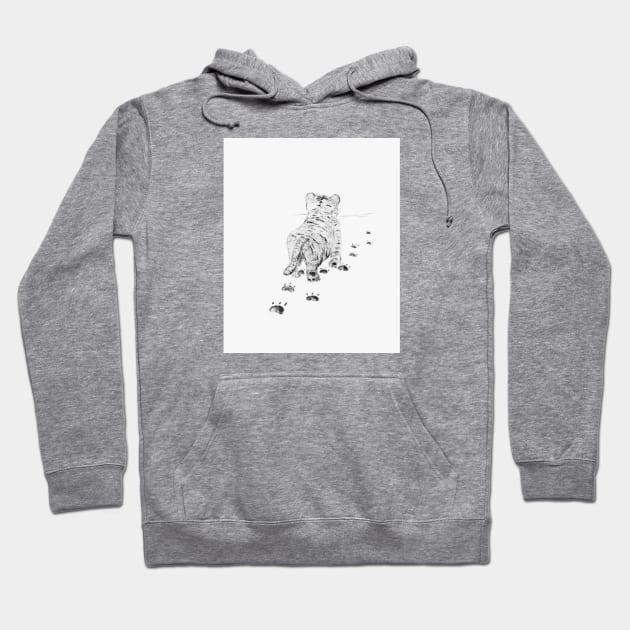 Following the Footsteps Hoodie by Art is Sandy